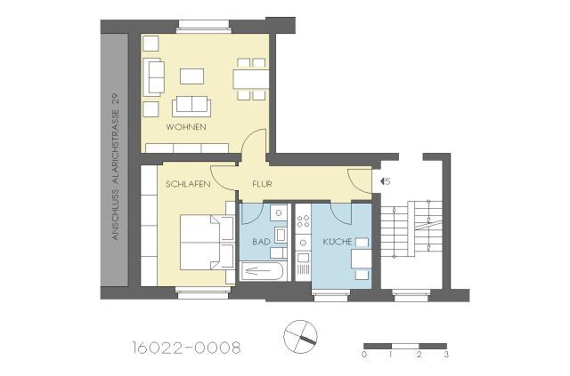 2 Zimmerwohnung am Sedansberg! WBS erforderlich - Foto 3