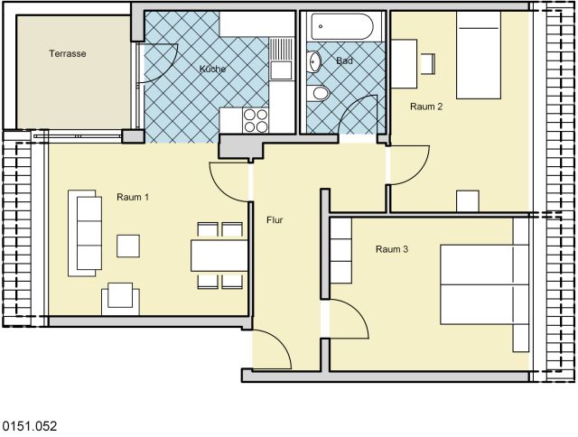 3 Zimmer in Elberfeld - Foto 3