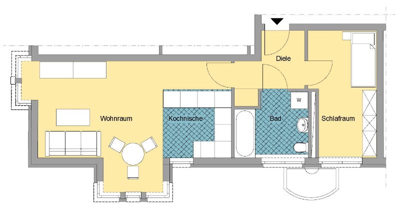 Altengerechte Wohnung am alten Markt! WBS ab 60 Jahre erforderlich - Photo 3