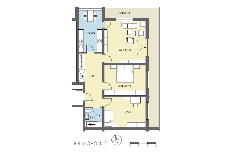 frisch modernisierte 3 Zimmerwohnung mit Balkon am Röttgen! - Photo 5
