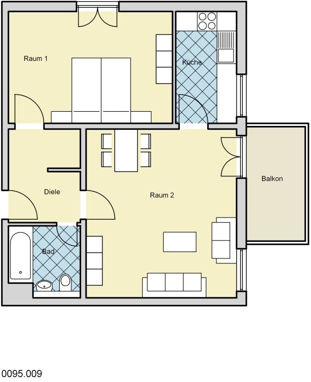 2-Zimmerwohnung nur mit WBS - Photo 3